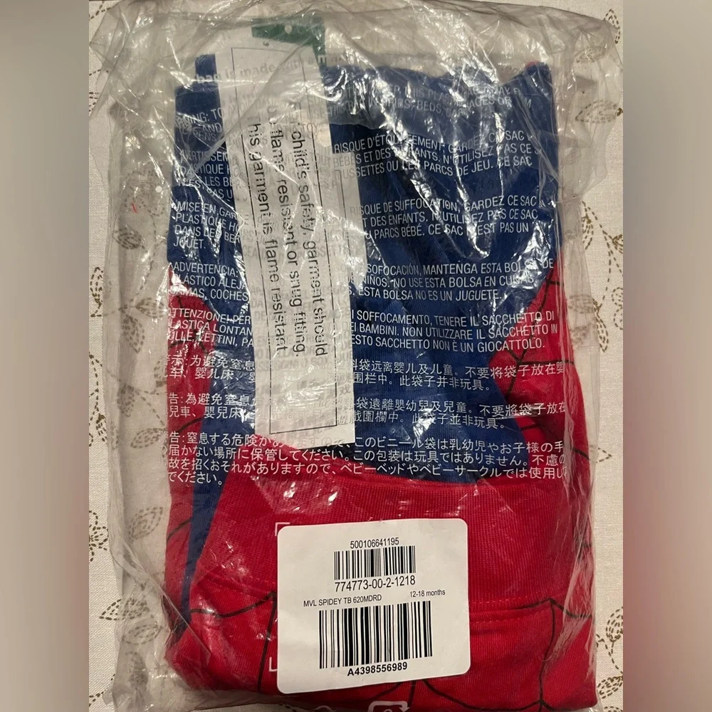 🌻 3/$20 Baby Gap SpiderMan pajama set 18 months Marvel pjs spider man - Picture 5 of 5